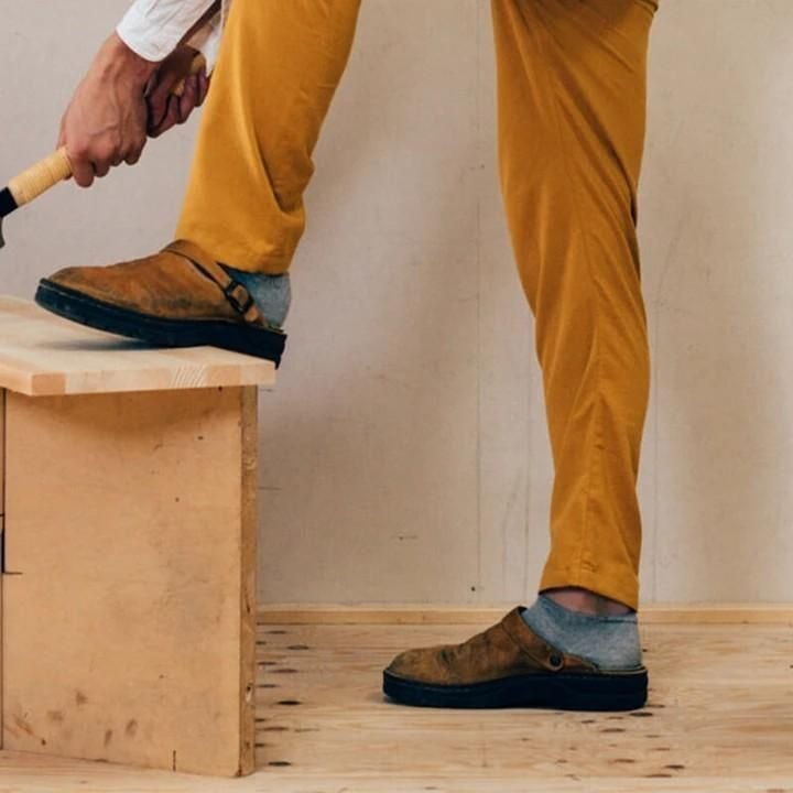 ConfortMax - Pantoufles en cuir orthopédiques pour hommes