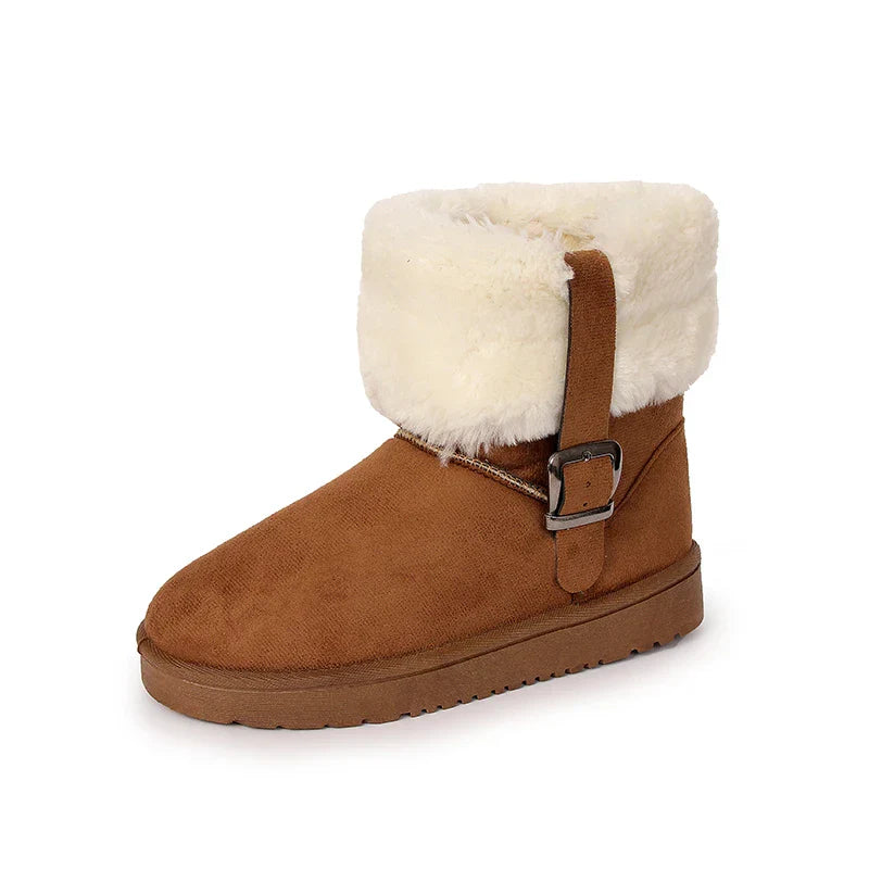 Bottines d'hiver Élégance - Boots noires isolantes et antidérapantes